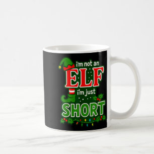 Caneca De Café Não Sou Um Elfo Sou Apenas Baixo Feliz Natal Elfo