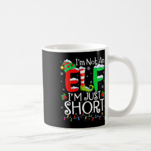 Caneca De Café Não Sou Um Elfo Sou Apenas Baixo Piada De Natal Fa