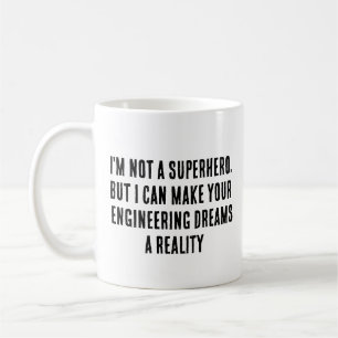 Caneca De Café Não sou um super-herói, mas posso fazer o seu enge