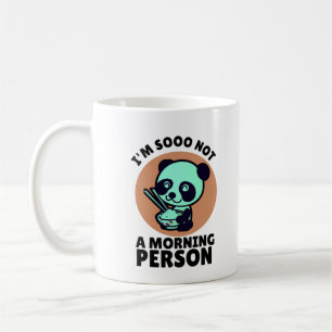 Caneca De Café não sou uma Pessoa de manhã, Panda
