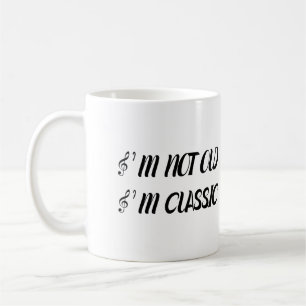 Caneca De Café Não sou velho, sou clássico