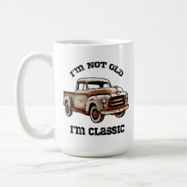 Caneca De Café NÃO SOU VELHO SOU CLÁSSICO fera de caminhonete enf
