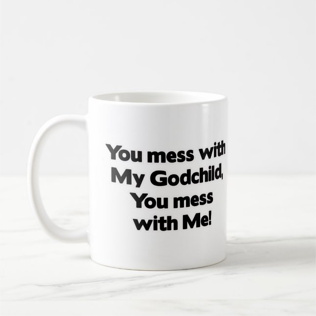 Caneca De Café Não suje com meu Godchild (Esquerda)