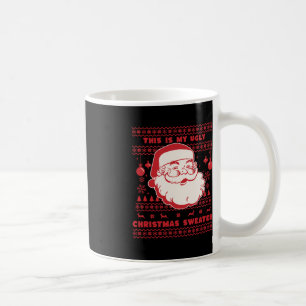 Caneca De Café Não tão feio Papais noeis de Natal da família Xmas