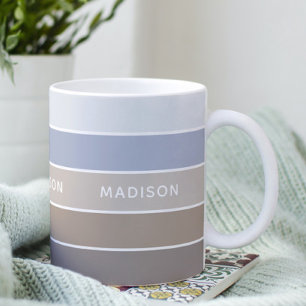 Caneca De Café Não Taupel Sobre o Nome Personalizado do Colorblo