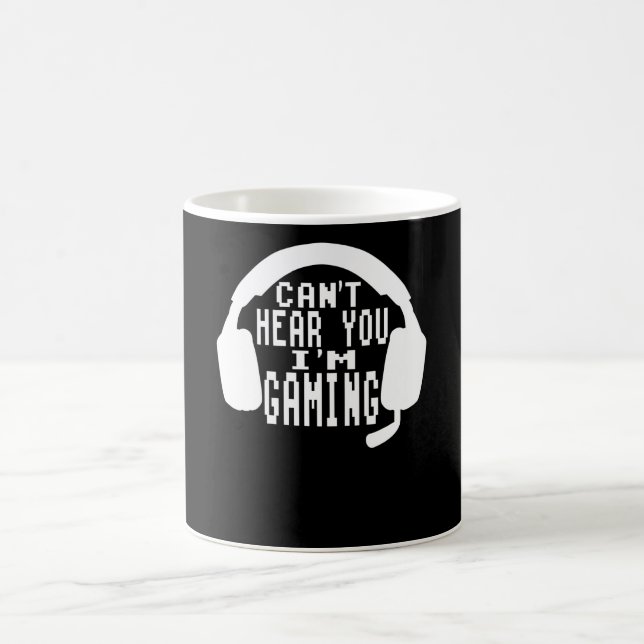 Caneca De Café Não Te Posso Ouvir Que Estou Jogando (Centro)