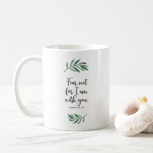 Caneca De Café Não tema, pois estou com você de Isaías 41:10