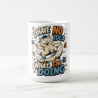 Caneca De Café Não tenho a menor ideia do que estou fazendo – Gat