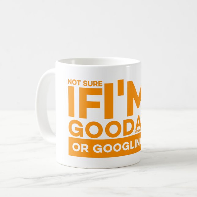 CANECA DE CAFÉ NÃO TENHO CERTEZA DE QUE SOU BOM EM PROGRAMAÇÃO OU (Frente Esquerda)