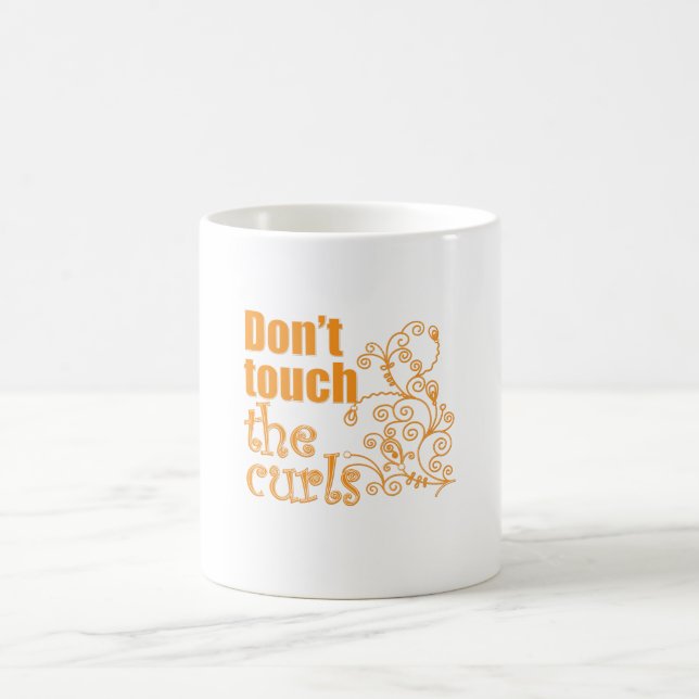 Caneca De Café Não toques nos cotovelos! (Centro)