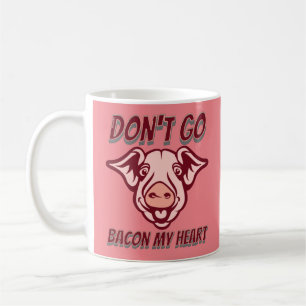 Caneca De Café NÃO VÁ BATER O MEU CORAÇÃO, presente de citação en