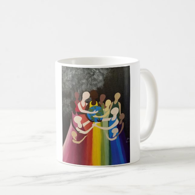 Caneca De Café Não Vamos Ver O Mundo Queimar Mug (Frente Esquerda)