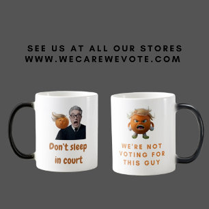 Caneca De Café NÃO vamos votar nesta cara