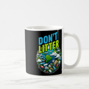 Caneca De Café Não varrer contra a filtragem sem o lixo ambiental