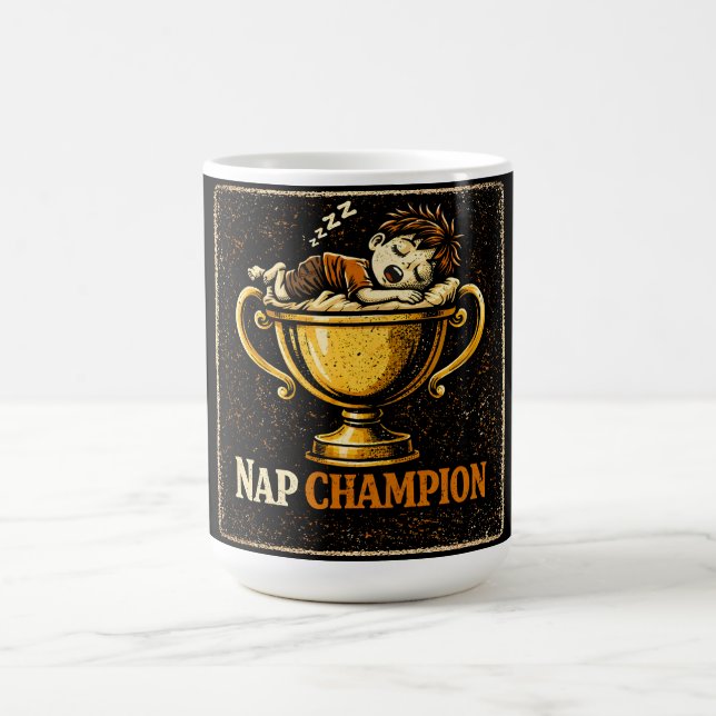 Caneca De Café Nap Champion – Elite Sleeping Humor Pride (Centro)