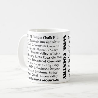 Caneca De Café Napa e Sonoma