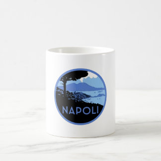 Caneca De Café Napoli Monte Vesúvio - Retro Nápoles Itália