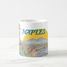 Caneca De Café Napoli Mug – Vesuvio Skyline Coffee Cup | Souvenir