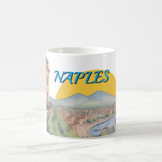Caneca De Café Napoli Mug – Vesuvio Skyline Coffee Cup | Souvenir
