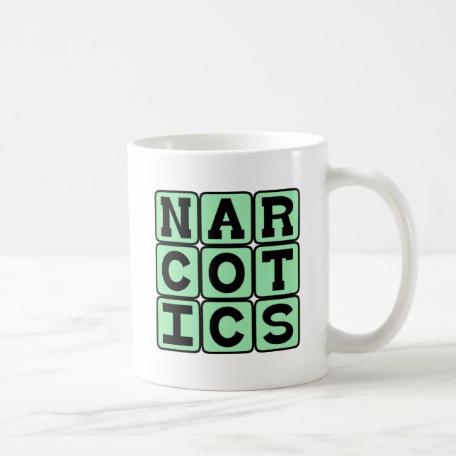 Caneca De Café Narcóticos, Drogas (Direita)