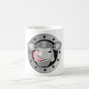 Caneca De Café Nariz a lamber vaca