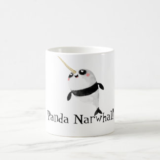 Caneca De Café Narwhal e panda em um