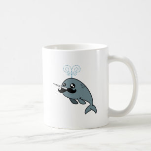 Caneca De Café Narwhalstache