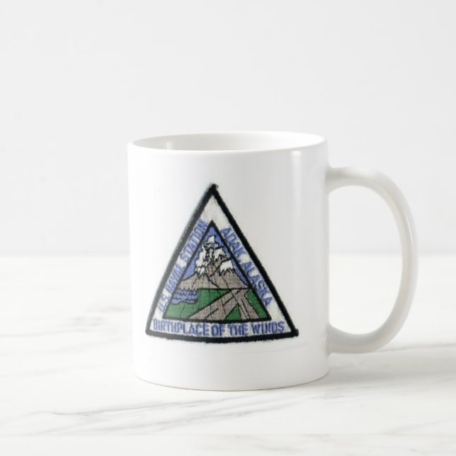 Caneca De Café NAS Adak, copo de café de Alaska (Direita)