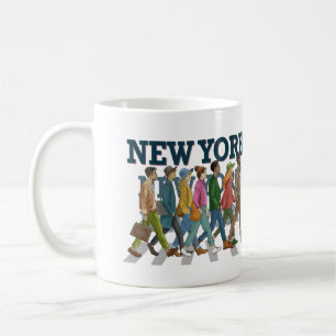 Caneca De Café Nas calçadas de Nova Iorque