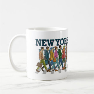 Caneca De Café Nas calçadas de Nova Iorque