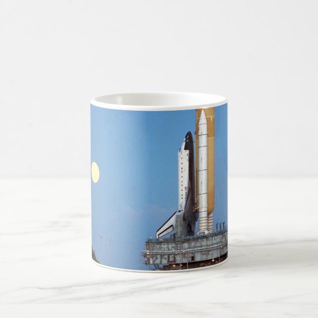 Caneca De Café NASA Space Shuttle Atlantis STS-86 Lançamento Desl (Centro)