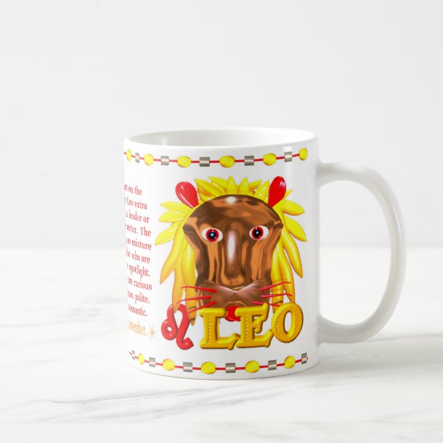 Caneca De Café Nascer 1956 2016 de Leo do macaco do fogo do (Direita)