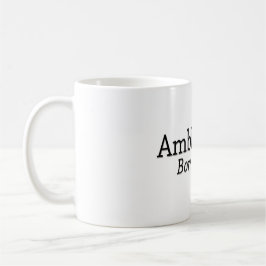 Caneca De Café Nascer âmbar e levantado