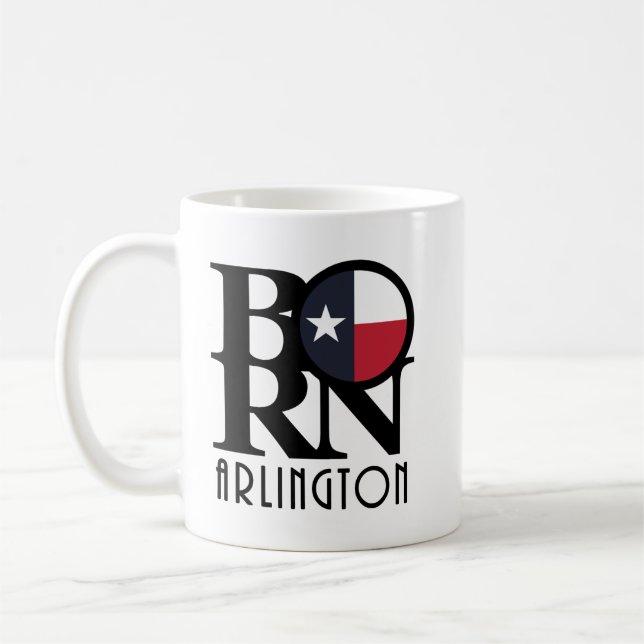 Caneca De Café NASCER Arlington Texas 11oz (Esquerda)