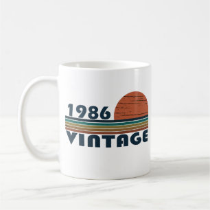 Caneca De Café Nascer de aniversário de 1986