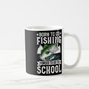 Caneca De Café Nascer De Ir Pescar Crianças Engraçadas Na Faculda