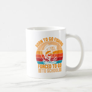 Caneca De Café Nascer De Ir Pescar Homens Engraçados Na Escola Fo