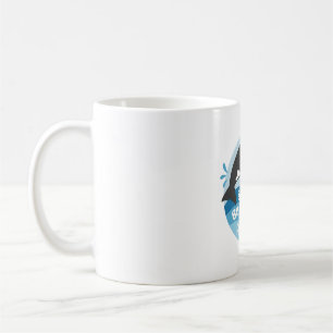 Caneca De Café Nascer De Óorca Giro Selvagem E Livre