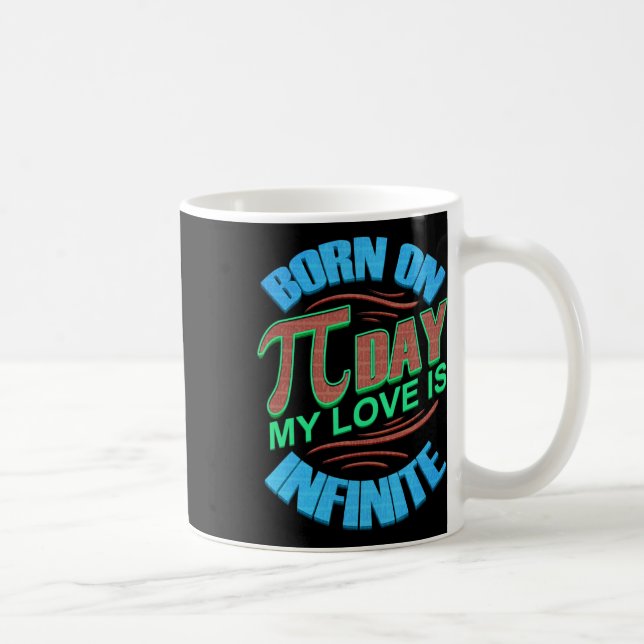Caneca De Café Nascer De Presente De Aniversário De Pi No Dia De  (Direita)