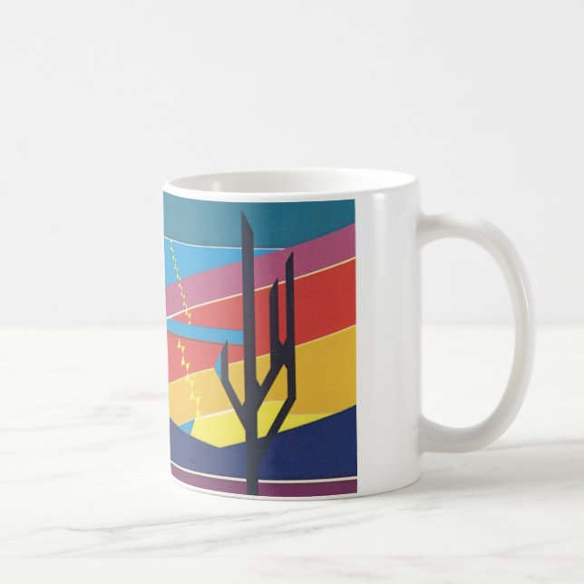Caneca De Café Nascer do sol da arizona (Direita)