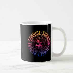 Caneca De Café Nascer do Sol Queimadura do Sol Pôr do Sol Repita 