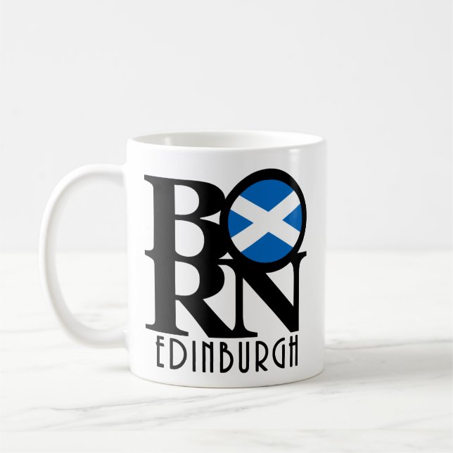 Caneca De Café NASCER Edinburgh Scotland 11oz (Esquerda)