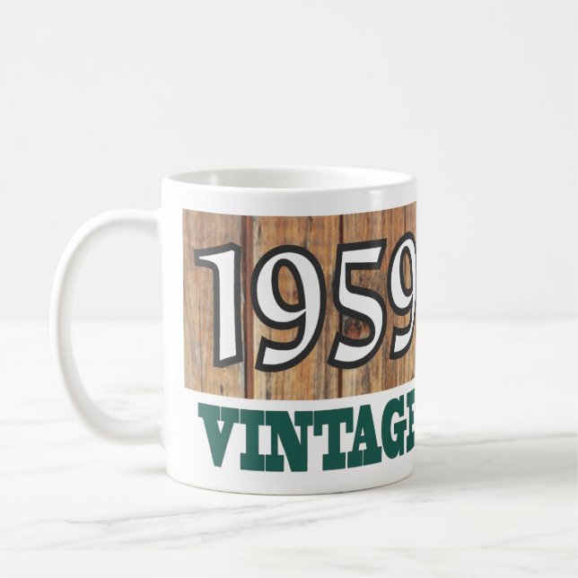 Caneca De Café Nascer em 1959 - Celebração de Aniversário (Esquerda)