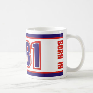 Caneca De Café Nascer em 1981