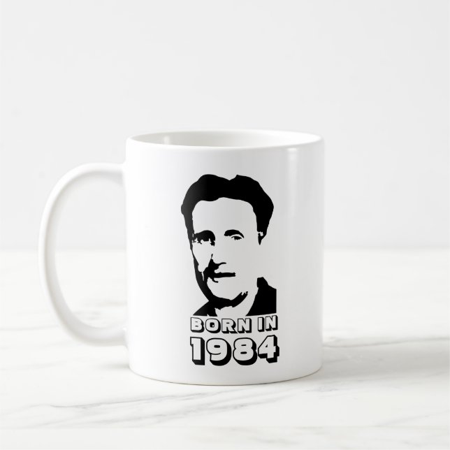 Caneca De Café Nascer em 1984 (George Orwell) (Esquerda)