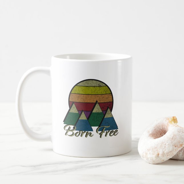 Caneca De Café Nascer livre (Com Donut)