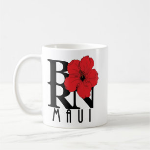 Caneca De Café NASCER Maui Red Hibiscus 11oz