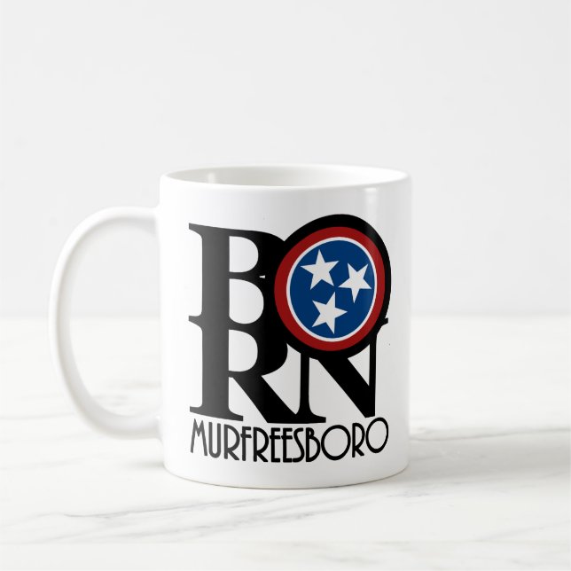 Caneca De Café NASCER Murfreesboro, Tennessee 11oz (Esquerda)