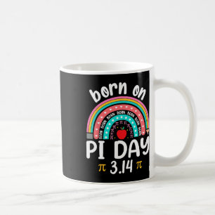 Caneca De Café Nascer No Aniversário Do Pi Feliz Pi Day Professor