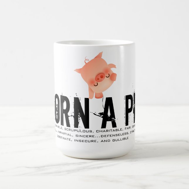 Caneca De Café Nascer no Ano do Porco (Centro)